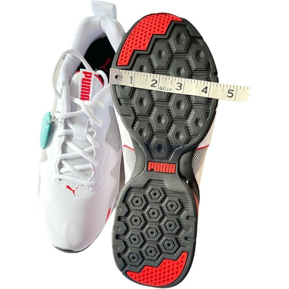 Men’s Sneakers Size 10.5 PUMA CELL VALIANT White/Red/Grey SoftFoam 19405501 main image 5